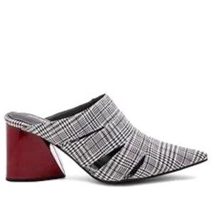 Jeffrey Campbell Houndstooth CREEK mule with heel